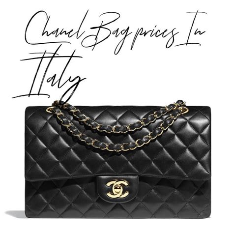 chanel price italy|chanel italy price.